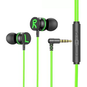 Gaming Earphones, Wired 3.5mm with Microphone, HIFI Sound Quality, Volume Control, Ergonomic Remote Control, Clear Calls, No Leaking, Noise Isolation, Magnetic Suction Design, For Home