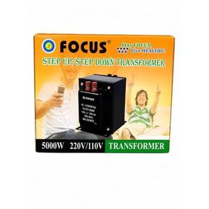 FOCUS 5000W Stepdown/Stepup Transformer - Black
