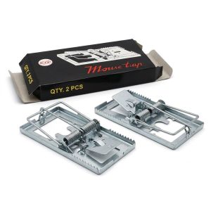 2Pcs Metal Mouse Trap – Heavy Duty Reusable Rat & Mouse Catcher