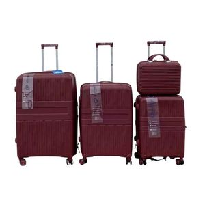 4 In 1 Suitcase - Burgundy