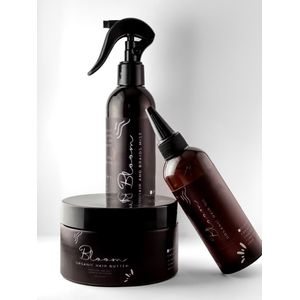 Odm BLOOM ORGANICS HAIR CARE SET- HAIR OIL 100ML,ORGANIC HAIR MIST 250ML & ORGANIC HAIR BUTTER 250G