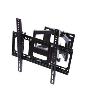 Strong TV Wall Mount Adjustable Double Arm 32"-85" - Black