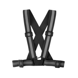 A Design Reflective Pros Sport Vest for Outdoor Sporting - Black