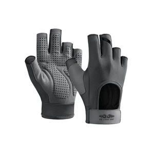 Flushrenic Men's and women's fitness gloves, anti slip, shock-absorbing, wear-resistant, motorcycle riding gloves, fitness gloves, suitable for gym training and daily cycling protection
