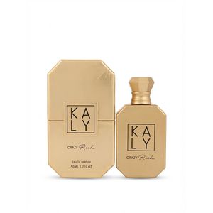KALY Crazy Rich Eau De Parfum - 50ml Luxury Gold Spray Fragrance for Women