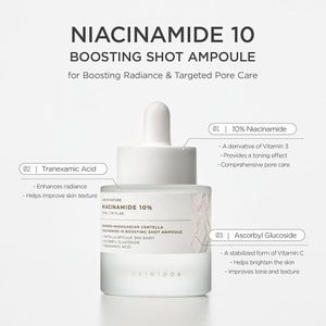 SKIN1004 Madagascar Centella Niacinamide 10% Serum – Brightening, Dark Spot & Pore Care