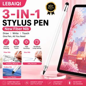 Stylus for touchscreens, 3-in-1 high-precision universal stylus
