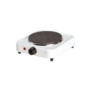 Single Electric Cooker Hot Plate - White