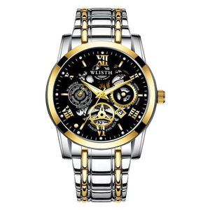 Men's Steel Strap Three Small Circle Watch