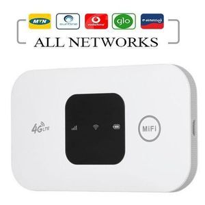 Universal 4G LTE Wifi 150Mbps Portable Mobile MiFi With SIM Card Slot (MF800c)- 2100mAh -  White
