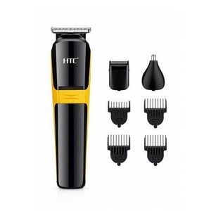600mAh Rechargeable 3-in-1 Men’s Grooming Kit with T-Blade Hair Trimmer, Body Trimmer, Nose & Ear Trimmer, IPX6 Waterproofing, 120-Minute Runtime & USB Charging