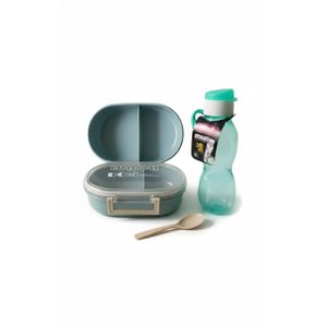 Kids Lunch Box and Bottle-Green