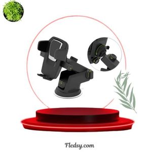 Long-Neck Car Mount Suction Phone Holder for Dashboard & Windshield