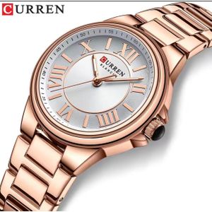 Curren 9091 Women's Quartz Watch Fashion Simple Elegant-Rose Gold 