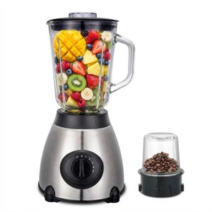 AVNEX 2 In 1 Stainless Steel Mixer- Blender - Silver