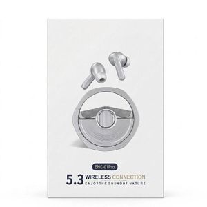 Smart Spinning Case Wireless Earbuds - Ultra-Fast 5.3 Connection with Deep Bass and Digital Display