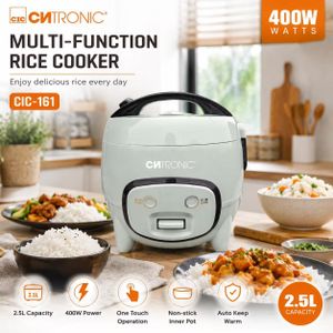 CNTRONIC High Quality 3L Multipurpose Intelligence Rice Cooker-Green 