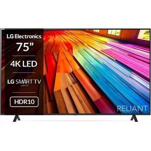 LG  75UT80006LA 75-Inch 4K UHD Smart TV, AI Processor Gen7 - Black