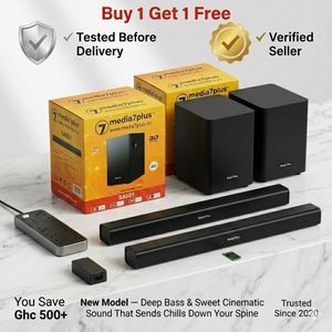 Midea Bluetooth Soundbar for TV with Subwoofer - Clear Cinematic Sound for Home Theater, Movies & Music - BUY 1 GET 1 FREE!!!