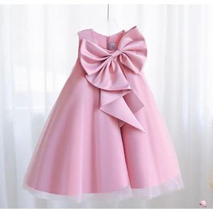 Front bow A-line dress