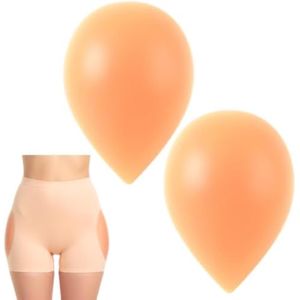 Sticky Silicone Hip Dip Pads Instant Curves & Natural Enhancement 2 Pcs Hip Dip Pads, Self-Adhesive Reusable Hip Filler, Fill Hips Dips & Hourglass Seamlessly- Brown 