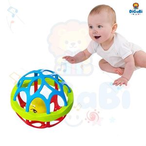 Digabi Baby Soft Sensory Ball Toy Infant Grasping Ball with Rattle for Newborns 0-12 Months Early Learning Toy