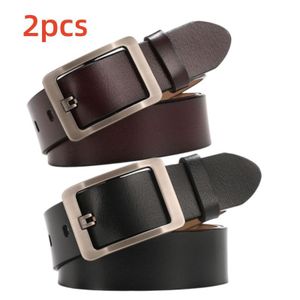 Men's Belt 2PCS Black and Brown