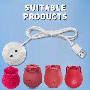 Homarom USB Charge Universal Magnetic Charging Cable Compatible with Most Massager Rose Toy Vibrator Masturbator