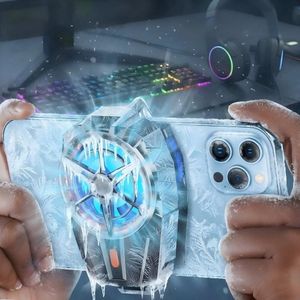 Mobile Phone Cooler, USB Game Cooling Fan Holder Stand Radiator Phone Cool Heat Sin, Mobile Phone Cooling FanWorks Cellphone Radiator With Cooling Fan