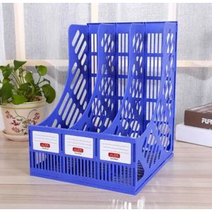 A & Shine Four Tier Desktop File Organizer - Blue