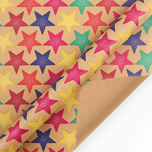 30 Meters Brown Kraft Wrapping Paper Roll for Wedding Birthday Party Gift Wrapping  Parcel Packing Art Craft 