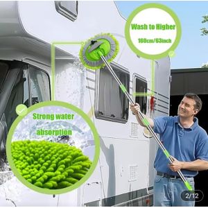 A C R Expandable Car Cleaning Mop - Multicolour