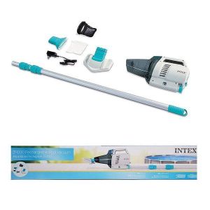 ZR100 Swimming Pool Vacuum Cleaner Above Ground & Rechargeable - Blue/White