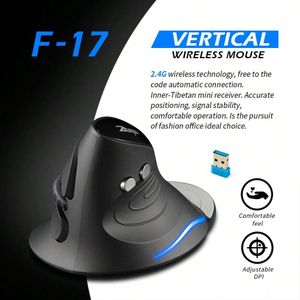 JOMAA 2.4Ghz Wireless Gaming Mouse,2400DPI Ergonomic Mouse Optical Portable Mouse for PC,Mac,Laptop
