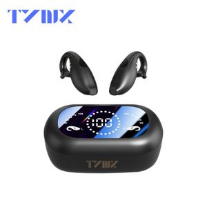 TYNIX TYNIX M66 Bluetooth Headphones - Open-back, 35mAh, 10m Range, Touch Control, Black