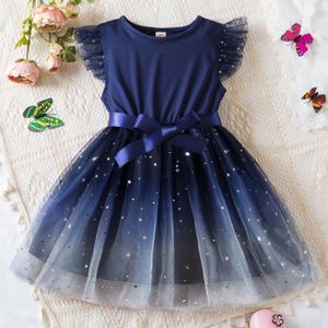 Toddler Girls Tulle Birthday Dress ,Princess Pageant Ball Gown Formal Wedding Party Dresses with Bowknot , girls dress