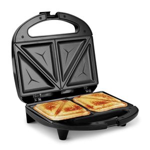 Sandwich Panini Maker PFOA Free Non-Stick Surface, 2 pcs, Black