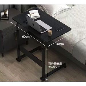 Adjustable Laptop Study Table - Black