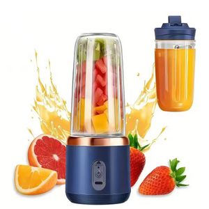 Portable USB Personal Mini Juicer Cup Handheld Travel Blender Single Double Cups for Water Bottles