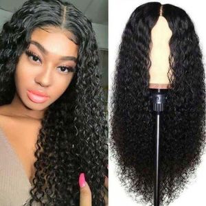 Women's Wig Long Curly Small Curly Hair - Black