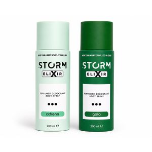 Storm ELIXIR (ATHENA x GAIA) Perfumed Body Spray 200ml x2