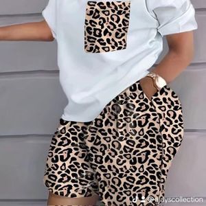 Faith Animal print Casual top and down set