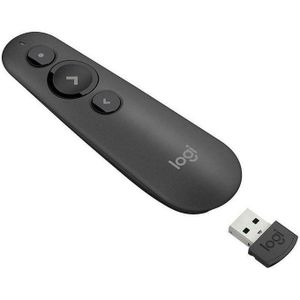 Logitech R500 Wireless Presentation Remote Laser Pointer - Black