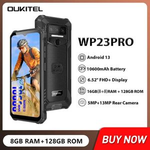 Oukitel WP28 Rugged Smartphone 6.52'' HD+ 10600mAh 15GB+256GB Android13  Mobile Phone 48MP Camera Cell Phone