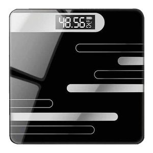 1pc Rechargeable Black Tempered Glass Weighing Scale,High Precision  Electronic Body Scale For Home,Commercial Electronic Scale for Weighing