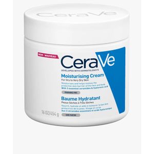 Cerave Daily Face & Body Moisturizing Cream For Dry to Very Dry Skin with Hyaluronic Acid & Ceramides - 454g