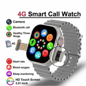 BW9 Pro Smart Watch with SIM Card Slot & Camera - Silver