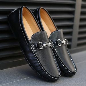 Fashion Mens Casual Half Shoes Party Footwear-Black Half Shoe For