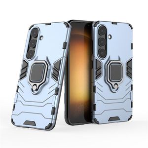 Baseus Shockproof Phone Case, Compatible With Galaxy A16 Phone, With Magnetic Stand Ring (Type 3)- Navy Blue 