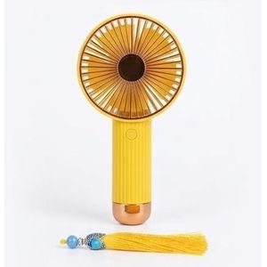 AC Portable Handheld Mini Briadal Cooling Fan – Rechargeable Cooling Fan with Stylish Tassel (Non-Stand, NOT DESKTOP FAN - Suitable fmFor Main Bride)